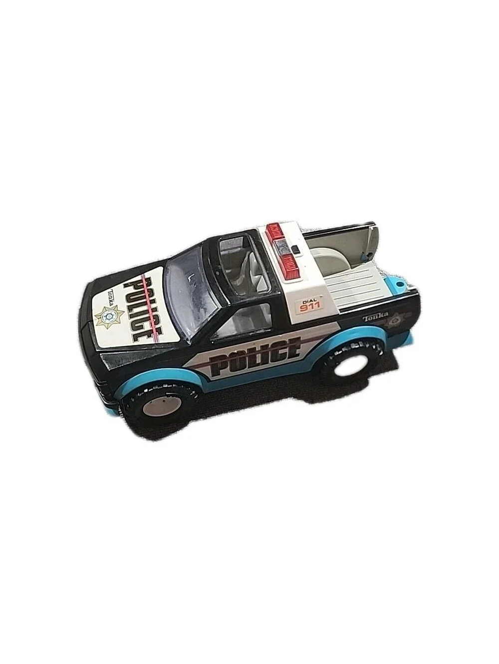 Vintage 1991 Tonka Police Truck Lights & Sounds Patrol Toy